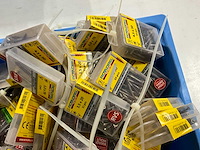 Rotadrill diverse schroeven rvs, verzinkt en messing (100x) - afbeelding 4 van  6
