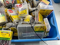 Rotadrill diverse schroeven rvs, verzinkt en messing (100x) - afbeelding 4 van  6