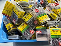 Rotadrill diverse schroeven rvs, verzinkt en messing (100x) - afbeelding 5 van  6