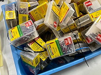 Rotadrill diverse schroeven rvs, verzinkt en messing (100x) - afbeelding 2 van  6