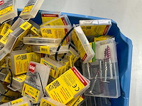 Rotadrill diverse schroeven rvs, verzinkt en messing (100x) - afbeelding 4 van  6