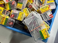 Rotadrill diverse schroeven rvs, verzinkt en messing (100x) - afbeelding 4 van  6