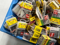 Rotadrill diverse schroeven rvs, verzinkt en messing (100x) - afbeelding 5 van  6