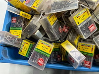 Rotadrill diverse schroeven rvs, verzinkt en messing (100x) - afbeelding 3 van  6