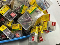 Rotadrill diverse schroeven rvs, verzinkt en messing (100x) - afbeelding 4 van  6