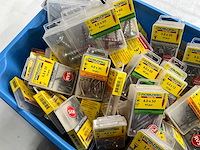 Rotadrill diverse schroeven rvs, verzinkt en messing (100x) - afbeelding 6 van  6