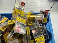 Rotadrill diverse schroeven rvs, verzinkt en messing (100x) - afbeelding 3 van  7