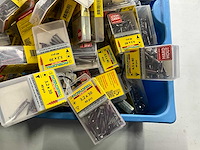 Rotadrill diverse schroeven rvs, verzinkt en messing (100x) - afbeelding 4 van  7