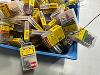 Rotadrill diverse schroeven rvs, verzinkt en messing (100x) - afbeelding 4 van  7