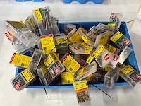 Rotadrill diverse schroeven rvs, verzinkt en messing (100x) - afbeelding 1 van  7