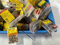 Rotadrill diverse schroeven rvs, verzinkt en messing (100x) - afbeelding 4 van  7
