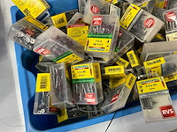 Rotadrill diverse schroeven rvs, verzinkt en messing (100x) - afbeelding 5 van  7