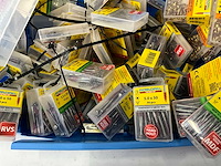 Rotadrill diverse schroeven rvs, verzinkt en messing (100x) - afbeelding 6 van  8