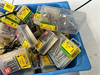 Rotadrill diverse schroeven rvs, verzinkt en messing (100x) - afbeelding 2 van  7