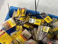 Rotadrill diverse schroeven rvs, verzinkt en messing (100x) - afbeelding 4 van  7