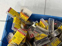 Rotadrill diverse schroeven rvs, verzinkt en messing (100x) - afbeelding 2 van  7