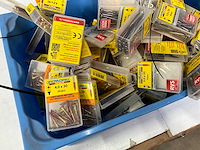 Rotadrill diverse schroeven rvs, verzinkt en messing (100x) - afbeelding 3 van  7