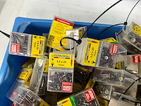 Rotadrill diverse schroeven rvs, verzinkt en messing (100x) - afbeelding 2 van  7