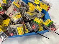 Rotadrill diverse schroeven rvs, verzinkt en messing (100x) - afbeelding 4 van  7