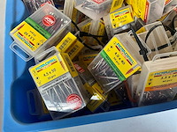 Rotadrill diverse schroeven rvs, verzinkt en messing in blister (100x) - afbeelding 4 van  5