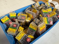 Rotadrill diverse schroeven rvs, verzinkt en messing in blister (100x) - afbeelding 5 van  5