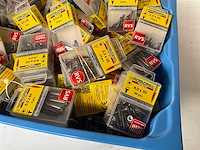 Rotadrill diverse schroeven rvs, verzinkt en messing in blister (100x) - afbeelding 2 van  7