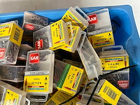 Rotadrill diverse schroeven rvs, verzinkt en messing in blister (100x) - afbeelding 4 van  7