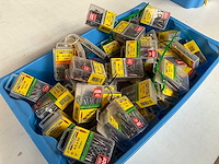 Rotadrill diverse schroeven rvs, verzinkt en messing in blister (100x) - afbeelding 6 van  6