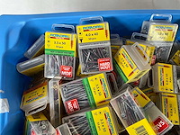 Rotadrill diverse schroeven rvs, verzinkt en messing in blister (100x) - afbeelding 2 van  5