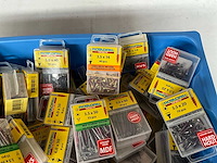 Rotadrill diverse schroeven rvs, verzinkt en messing in blister (100x) - afbeelding 3 van  5