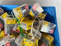 Rotadrill diverse schroeven rvs, verzinkt en messing in blister (100x) - afbeelding 3 van  7