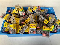 Rotadrill diverse schroeven rvs, verzinkt en messing in blister (100x) - afbeelding 1 van  7