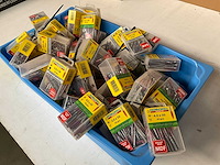 Rotadrill diverse schroeven rvs, verzinkt en messing in blister (100x) - afbeelding 7 van  7