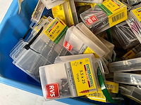 Rotadrill diverse schroeven rvs, verzinkt en messing in blister (100x) - afbeelding 2 van  7