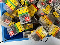 Rotadrill diverse schroeven rvs, verzinkt en messing in blister (100x) - afbeelding 2 van  6