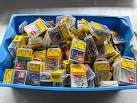 Rotadrill diverse schroeven rvs, verzinkt en messing in blister (100x) - afbeelding 1 van  4