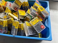 Rotadrill diverse schroeven rvs, verzinkt en messing in blister (100x) - afbeelding 5 van  7