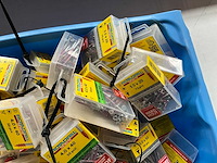 Rotadrill diverse schroeven rvs, verzinkt en messing in blister (100x) - afbeelding 2 van  5