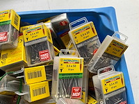 Rotadrill diverse schroeven rvs, verzinkt en messing in blister (100x) - afbeelding 3 van  7