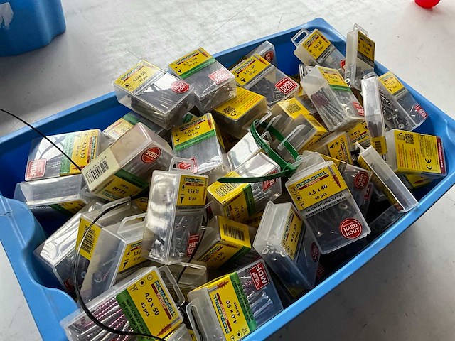 Rotadrill diverse schroeven rvs, verzinkt en messing in blister (100x) - afbeelding 7 van  7