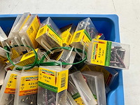 Rotadrill diverse schroeven rvs, verzinkt en messing in blister (100x) - afbeelding 3 van  6