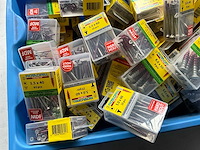 Rotadrill diverse schroeven rvs, verzinkt en messing in blister (100x) - afbeelding 4 van  5