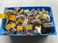 Rotadrill diverse schroeven rvs, verzinkt en messing in blister (100x) - afbeelding 1 van  7