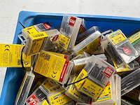 Rotadrill diverse schroeven rvs, verzinkt en messing in blister (100x) - afbeelding 2 van  7