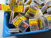 Rotadrill diverse schroeven rvs, verzinkt en messing in blister (100x) - afbeelding 5 van  7