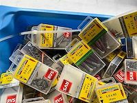 Rotadrill diverse schroeven rvs, verzinkt en messing in blister (100x) - afbeelding 2 van  7