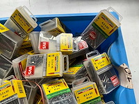 Rotadrill diverse schroeven rvs, verzinkt en messing in blister (100x) - afbeelding 3 van  7