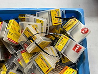 Rotadrill diverse schroeven rvs, verzinkt en messing in blister (100x) - afbeelding 1 van  6