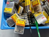 Rotadrill diverse schroeven rvs, verzinkt en messing in blister (100x) - afbeelding 3 van  6