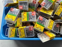 Rotadrill diverse schroeven rvs, verzinkt en messing in blister (100x) - afbeelding 3 van  7